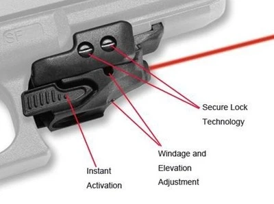 Universal Compact Red Dot Laser Sight Mini Pistol Laser Sight For Hunting - Image 1 of 4
