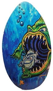Rare Drew Brophy Surf Art Body Board 2007 Skimboard Shark Skimz Wall Decor - Picture 1 of 24