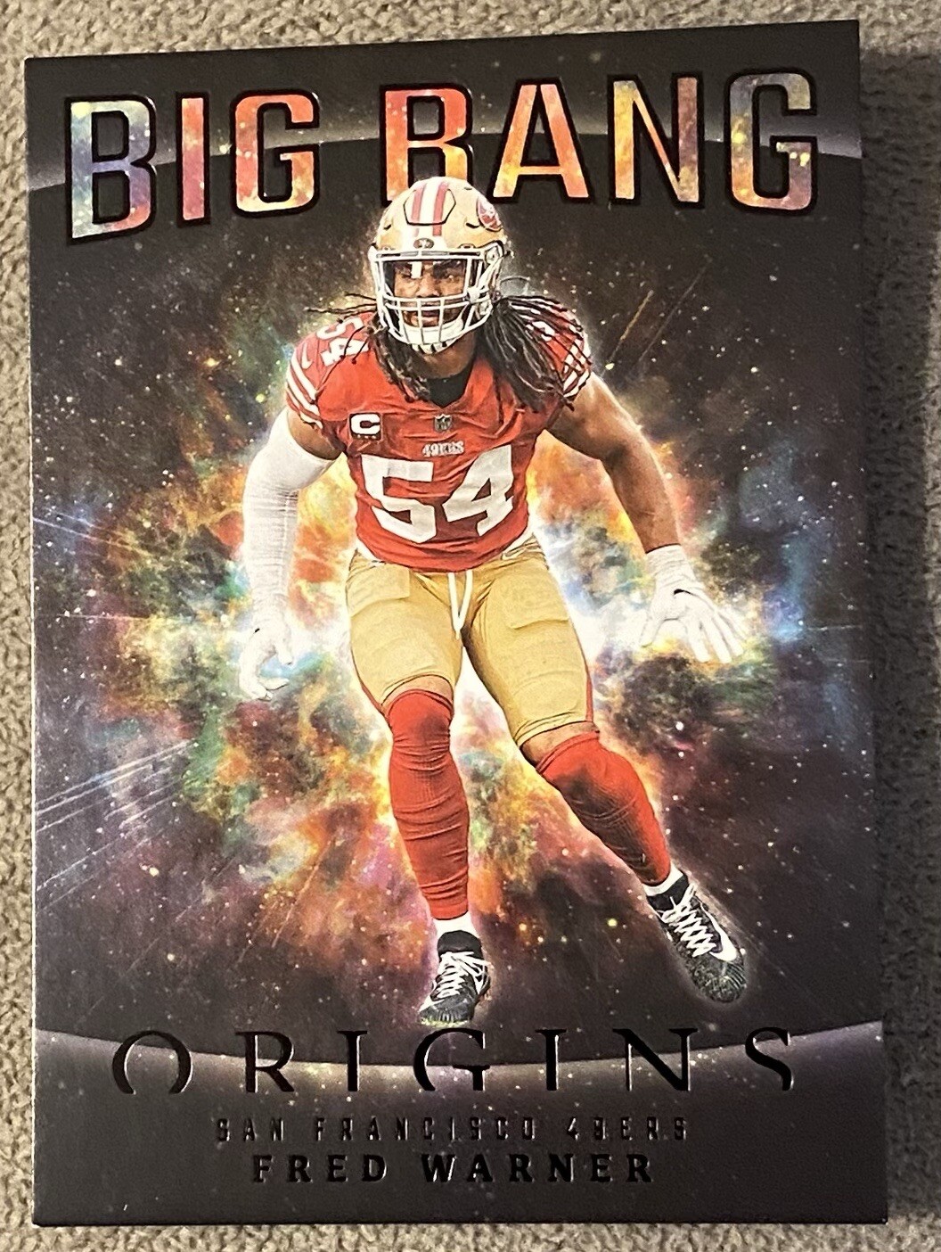 Fred Warner 2023 Panini Origins BIG BANG SSP Case Hit San Francisco 49ers