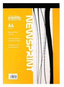 Seawhite of Brighton Newsprint Paper Drawing & Sketching Art Pad A4