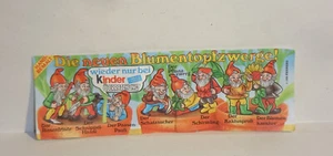 BPZ Beipackzettel DIE NEUEN BLUMENTOPFZWERGE 1989 *4 Zeilen Text* ORIGINAL - Bild 1 von 2
