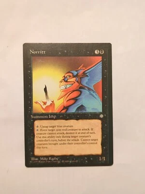 MISPRINT | MISCUT MTG Magic the Gathering: Norritt Ice Age - Image 1 of 2