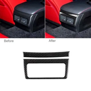 Carbon Fiber Rear Air Condition Outlet Vent Cover  For Lexus IS250 IS350 14-18 - Imagen 1 de 9