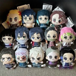 Cazador de demonios de 10 cm Kamado Tanjirou Kamado Nezuko muñeca de peluche colgante llavero juguete - Imagen 1 de 19