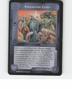 Strangling Coils - MECCG - The Balrog - Uncommon - Picture 1 of 2