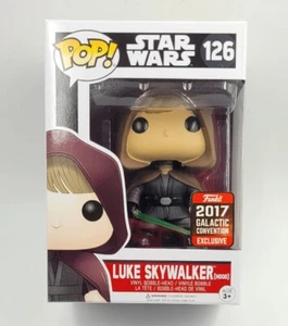 Star Wars Pop Vinyl 126 Luke Skywalker Hood Galactic Convention Exclusive 2017 - Picture 1 of 4
