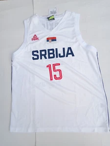 JOKIC TRIKOT SERBIEN TEAM BASKETBALL JERSEY WHITE PEAK - Bild 1 von 4