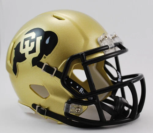 Colorado Buffaloes NCAA Revolution Speed Mini Football Helmet - Image 1 of 1