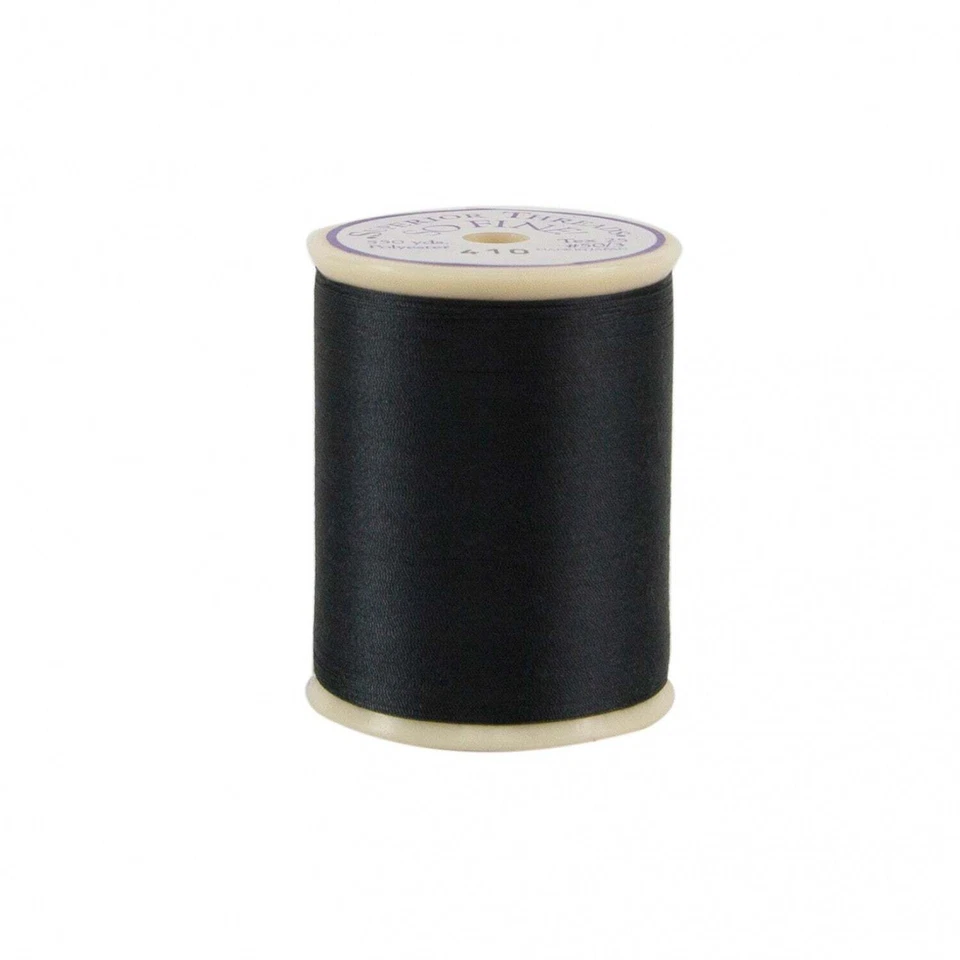 410 So Fine Polyester Thread 3-ply 50wt 550yds Charcoal - Image 1 of 1