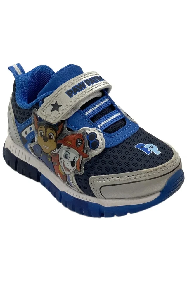 Nickelodeon Toddler Boy's Paw Patrol Light-Up Sneaker Navy/Silver - Image 1 of 3