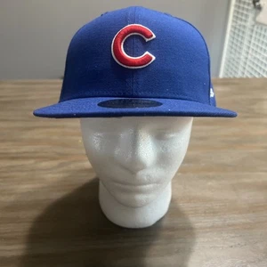 Chicago Cubs New Era 59FIFTY Fitted Hat Size 7 3/4 - Picture 1 of 8