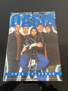 Official Vintage Oasis 1998 Picture Calendar Rare Unused Perfect Posters Promo - Bild 1 von 16