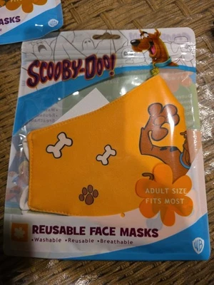 Scooby-Doo Reusable Face Mask Washable Breathable Adult Size - Image 1 of 2
