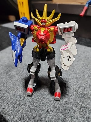 Power Rangers Wild Force MegaZord Super Legends Retrofire 5" loose figure - Image 1 of 4