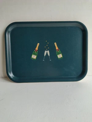 Sophie Allport Bubbles Champagne Christmas Wedding Celebration Serving Tray - Image 1 of 4