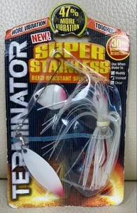 Vtg Terminator Super Stainless Spinnerbait 3/8 oz “Casper” Bend Resistant New - Picture 1 of 5