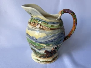 Crown Devon Fielding’s , Killarney Irish  Musical Jug , c 1930s , Large 8 Inch - Picture 1 of 12