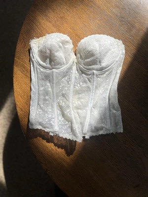 Винтажный CARNIVAL нейлона цветочный кружева корсет бюстгальтер белье 36 C США союз сделано - Изображение 1 из 4