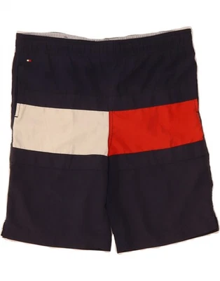 Pantalones Cortos de Natación TOMMY HILFIGER Mujer EE. UU. 8 Medianos Azul Marino Bloque de Color DW19 Foto 1 de 3