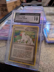 (POP 12) 2005 Pokemon Wally’s Training 85/106 CGC 10 Gem Mint Ex Emerald - Picture 1 of 4