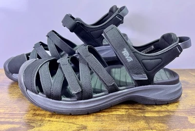 Sandalias de senderismo Teva Tirra Sport CT punta cerrada con tiras para mujer EE. UU. 9,5/ EUR 40,5 ~Nuevas Foto 1 de 4