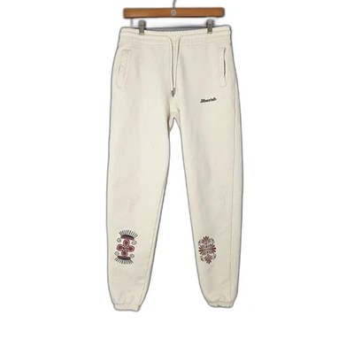 Pantalones deportivos Jiberish Med para hombre mezcla de algodón orgánico marfil Foto 1 de 4