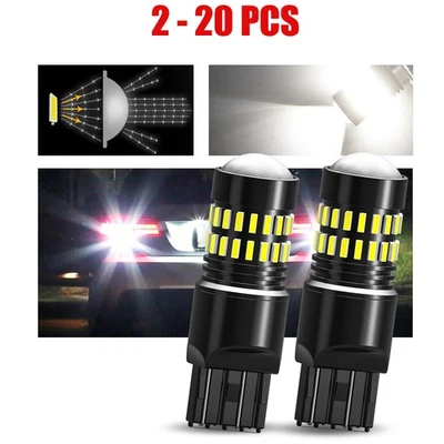 AUXITO LED Reverse Backup Light Signal Tail Stop Light Bulb 7440 7443 2-20PCS - Image 1 of 4