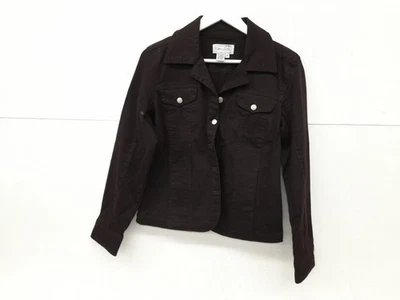 WMNS Live a Little Marrón 98% Algodón, 2% Spandex Camisa Chaqueta Talla M Foto 1 de 4