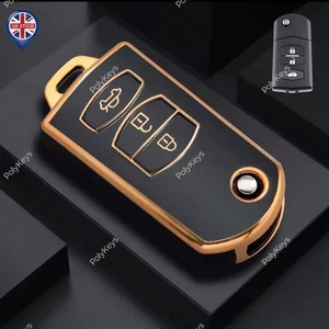 Funda con llavero para MAZDA 2 3 5 6 CX5 CX7 CX9 RX8 MX5 MPV Demio Alexa Atenza - Imagen 1 de 8