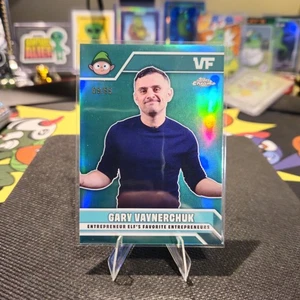 Gary Vaynerchuk Entrepreneur Green Refractor /99 - 2025 Topps Chrome VeeFriends - Picture 1 of 2