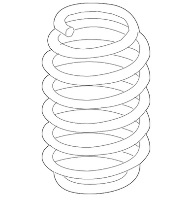 Muelle helicoidal original Mitsubishi 4040A412 Foto 1 de 2