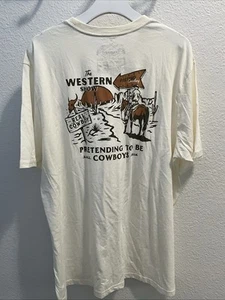 Sendero Provisions Co T-Shirt Pretending To Be A Cowboy Crewneck XL - Picture 1 of 5