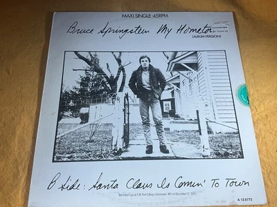 X5-50 BRUCE SPRINGSTEEN My Hometown - MAXI SINGLE 45 RPM - 1985 - IMPORT RECORD - Image 1 of 4