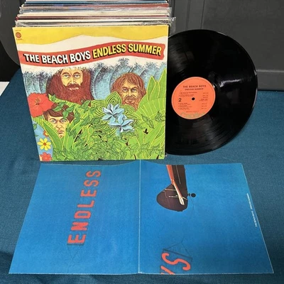 NM/NM- • THE BEACH BOYS ENDLESS SUMMER 2 LP Capitol SVBB 11307 w/ POSTER 1974 - Image 1 of 3