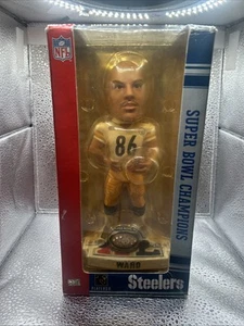 Hines Ward Pittsburgh Steelers Football Bobblehead Doll w/ Super Bowl XL Ring - Picture 1 of 6