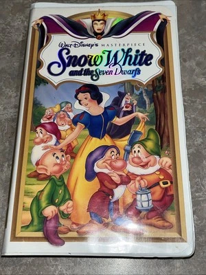 Snow White And The Seven Dwarfs (VHS, 1994) Disney Masterpiece Collection TESTED - Image 1 of 4