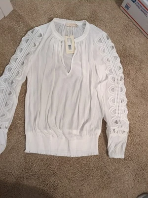 Ramy Brook Women's Blouse  Ivory XXS  NWT Retail 345 Foto 1 de 3
