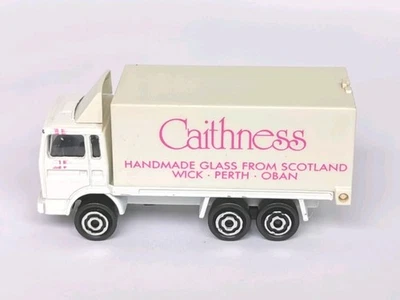 Majorette ECH 1/100 container Truck  Caithess Handmade Glass from Scotland - Image 1 of 4