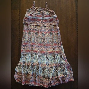 Mädchen 6 Spaghettiträger Kleid, mittellang - Bild 1 von 1