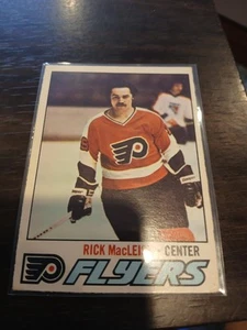 1977-78 O-Pee-Chee Rick Macleish Card 15 Philadelphia Flyers - Picture 1 of 1
