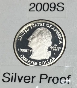 2009- 6 State Quarters (US Territories and DC) all Silver Proof - Picture 1 of 7