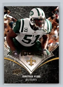 2008 Upper Deck Icons #69 Jonathan Vilma New Orleans Saints Football Card - Picture 1 of 2