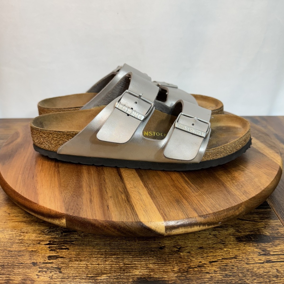 値下げ！BIRKENSTOCK シルバー ソーンダース37(24cm) 値下げ！BIRKENSTOCK シルバー ソーンダース37(24cm)