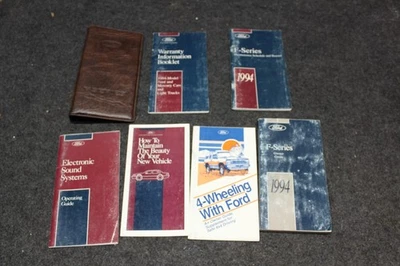 1994 Ford F150 F250 Owners Manual - Image 1 of 4