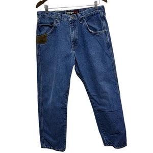 Wrangler Jeans Herren 34 x 30 Briggs Workwear Medium Wash Straight Baumwolle Freizeit - Bild 1 von 9