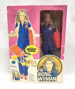 1977 Kenner THE BIONIC WOMAN Jaime mit Mission Geldbörse - Neu in offener Verpackung - Bild 1 von 11