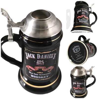 Jack Daniel’s Old No. 1999 7 vasos de gres con tapa Father & Son sin chupito Foto 1 de 4