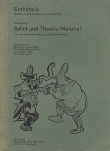 SOTHEBY’S Theatre Ballet Stage Russian Bakst Benois ERTE Gontcharova Gross Leger - Picture 1 of 1