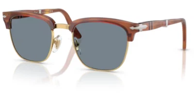 Gafas de sol para hombre Persol 0PO3375S 96/56 Terra di siena/azul claro cuadradas 52 mm Foto 1 de 4