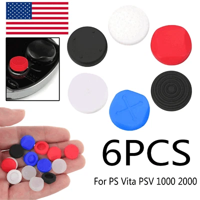 Cubierta de tapa de silicona con agarre de joystick analógico para PS Vita PSV 1000 2000 EE. UU. Foto 1 de 4